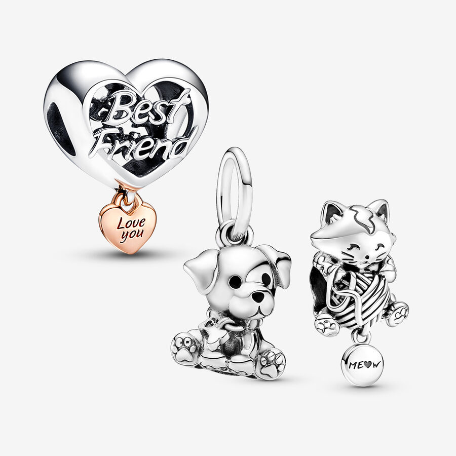Coffret Cadeau Charms Kitten and Puppy image number 0